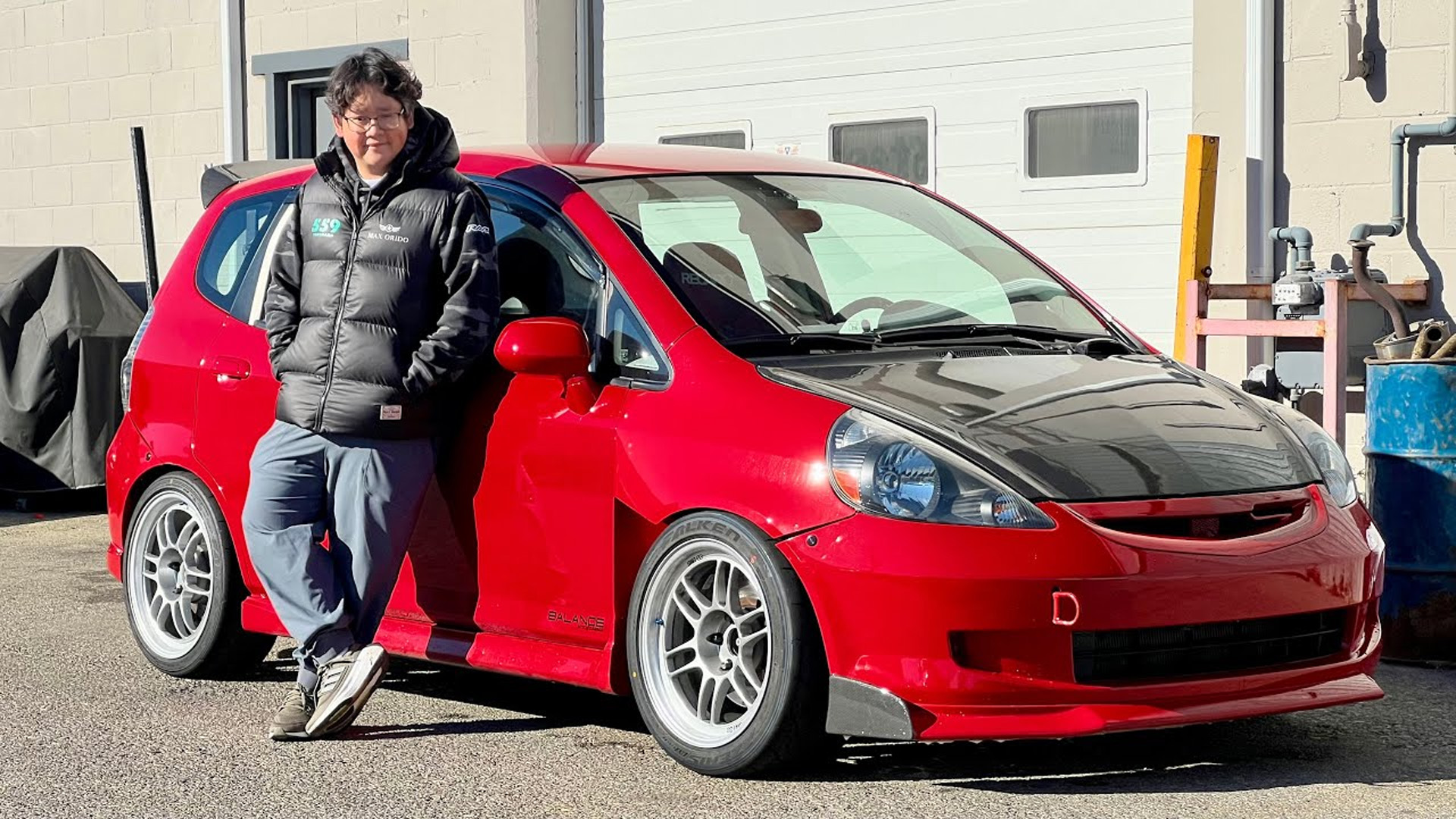 The high speed monster K24 swapped Honda Fit revealed