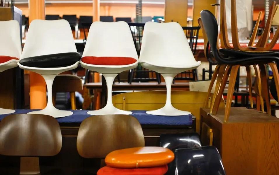 Vintage chairs blend timeless design with modern affordability