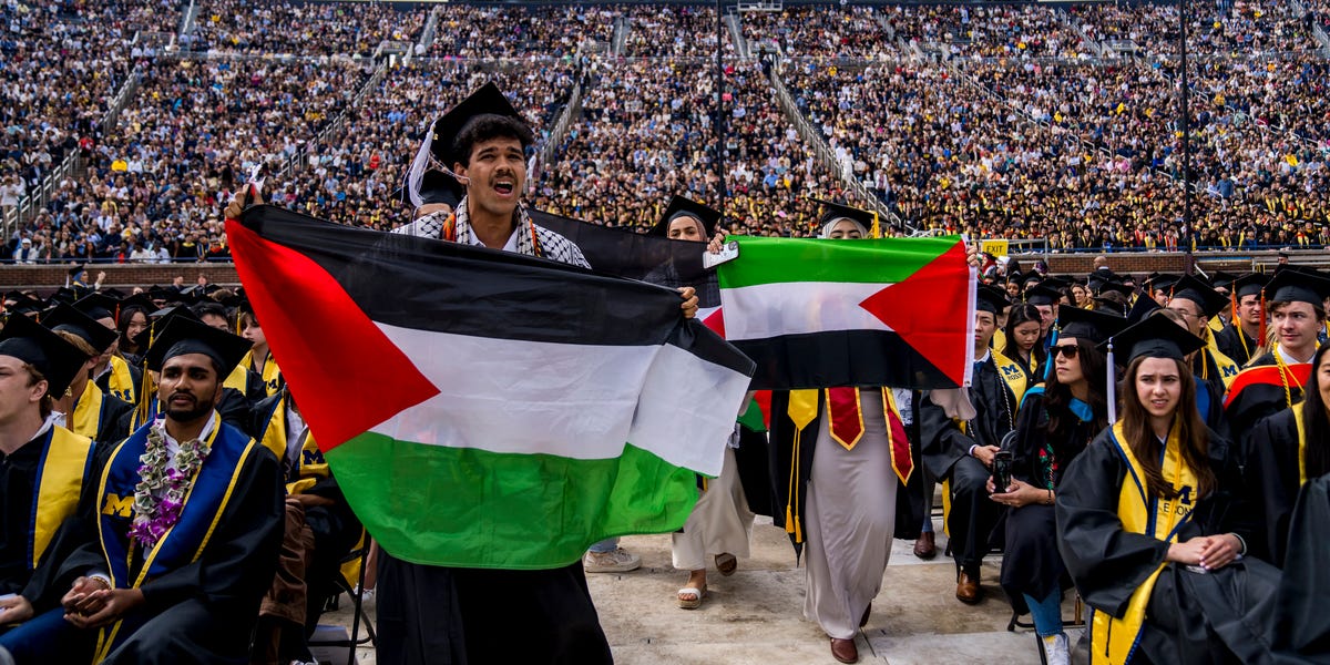 Israel and Palestine still loom large over commencement ceremonies