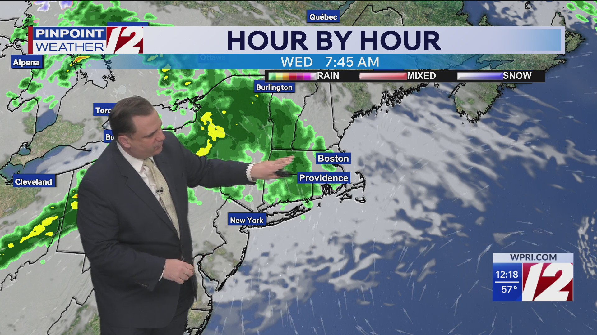 WPRI 12 weather forecast for 5/11/26: Partly sunny, dry this afternoon
