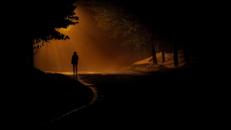 She saw a dark figure in her client's house and two more standing ...