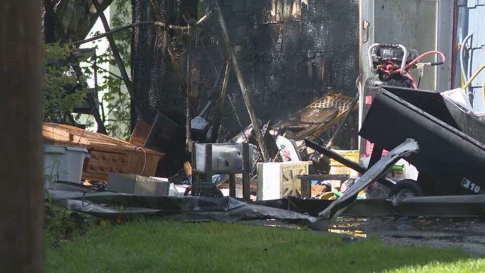 Third-alarm fire spreads from camper to home in Livingston County