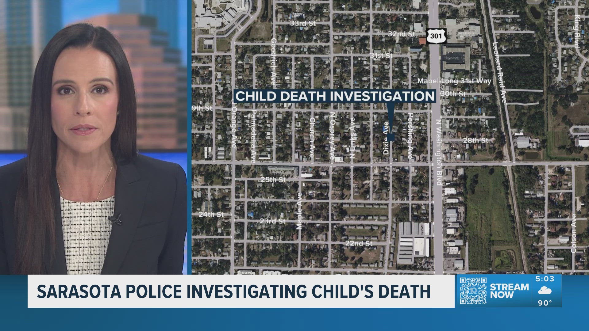 Child dies after being found unresponsive in Sarasota; investigation ...