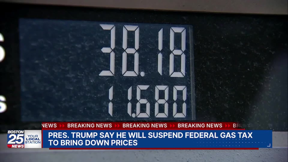 President Trump says he’ll suspend federal gas tax to lower fuel prices