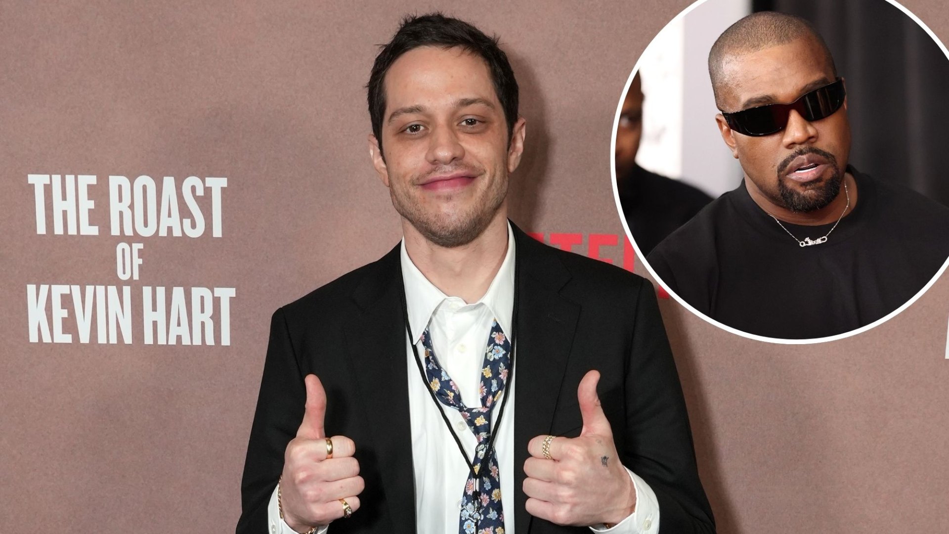 What did Pete Davidson say about Kanye West feud during Kevin Hart roast?