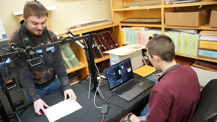 Maine high school students develop AI app to digitize and preserve history