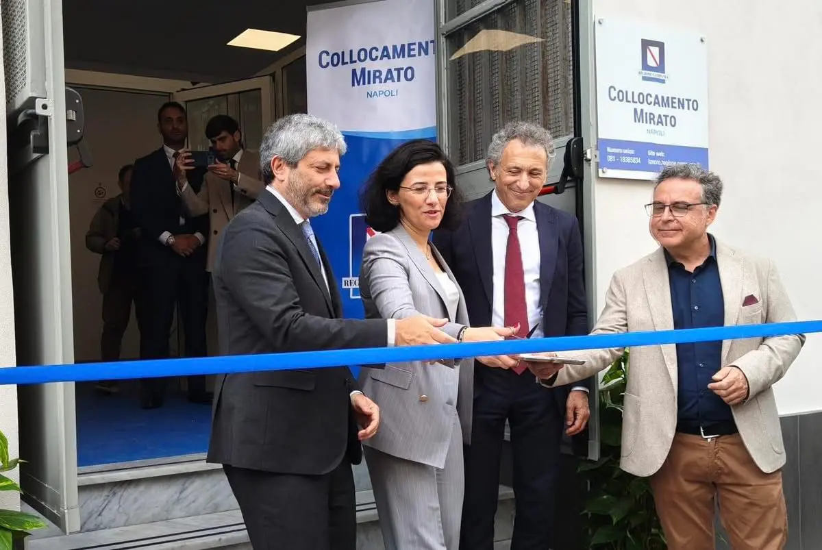 Fico inaugura la nuova sede dell’ufficio del collocamento mirato di Napoli