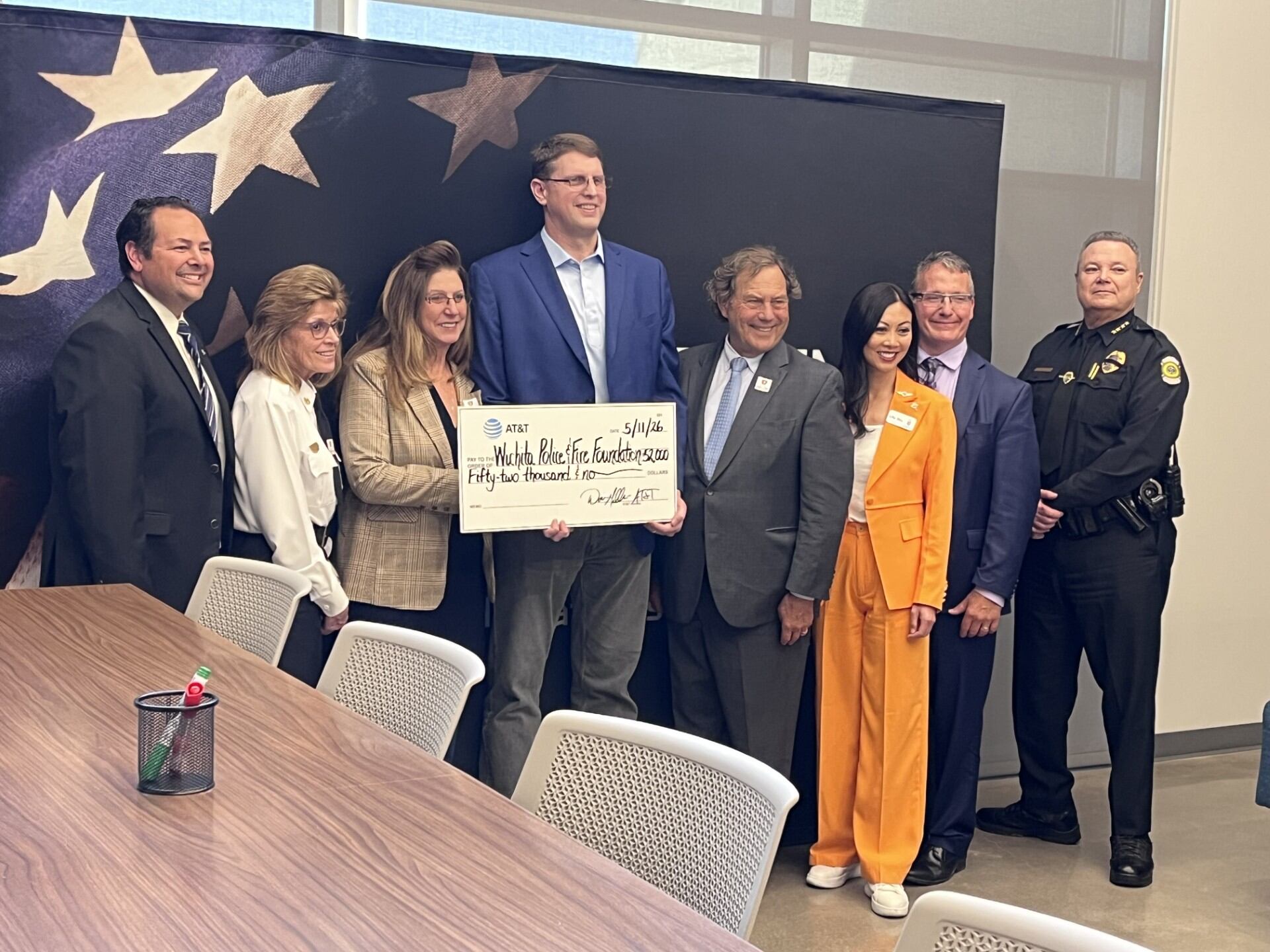 Wichita Police and Fire Foundation receives large donation from AT&T