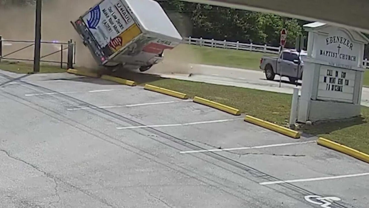 Caught on camera: Wild police chase ends in dramatic crash in Georgia