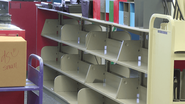 Main library shelves empty as hundreds of thousands of books move to ...