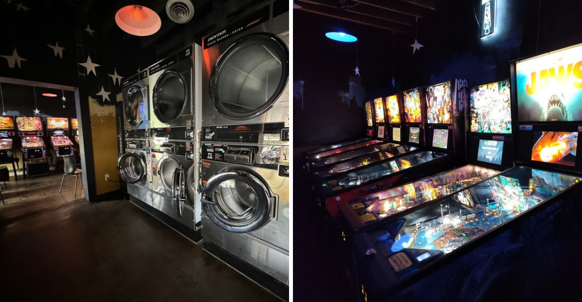 Eat, play pinball, and get your laundry done at this secret Indiana spot