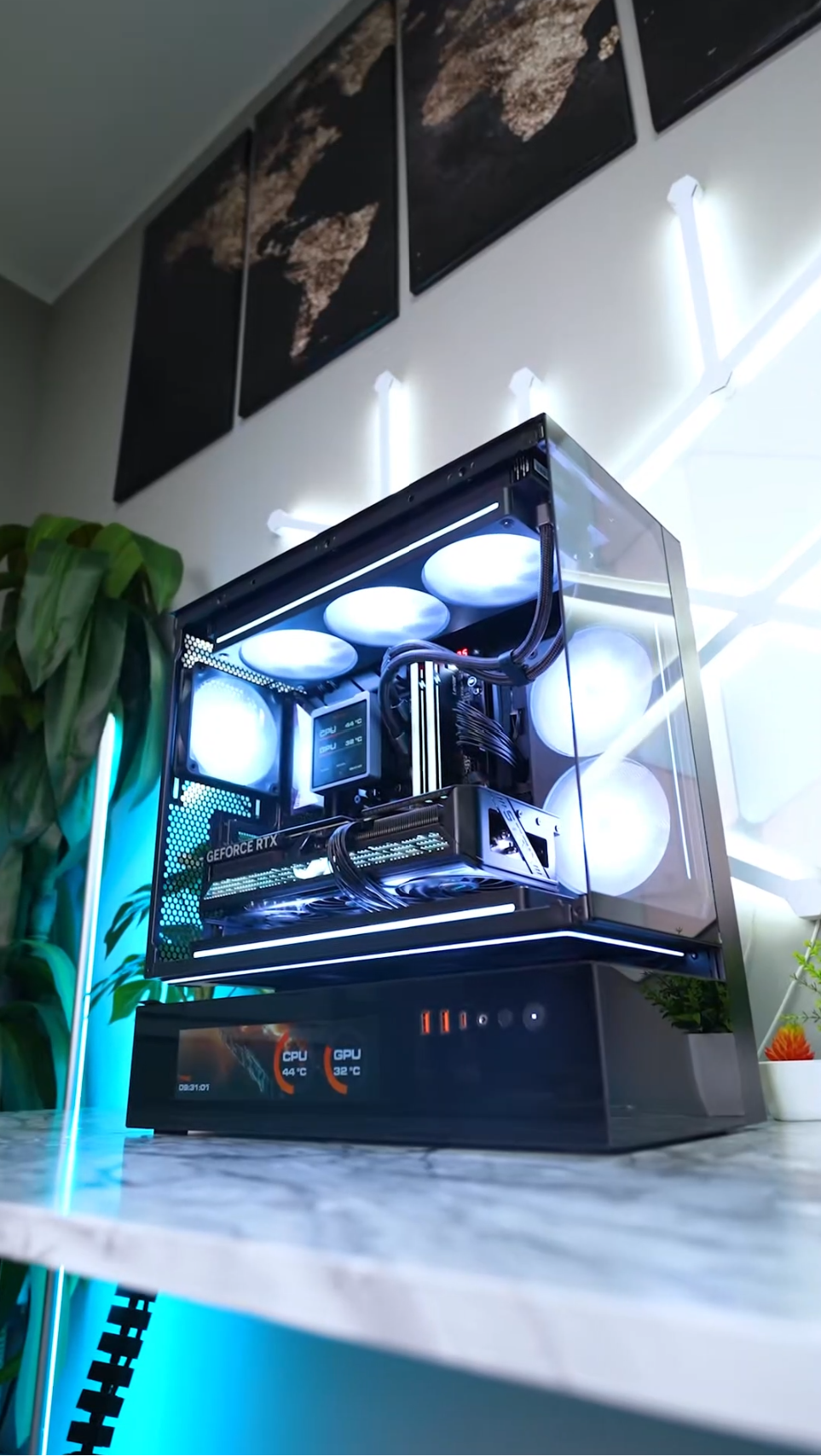 The cleanest black AMD PC build I have ever created