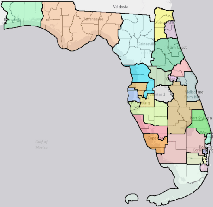 Redrawn congressional map splits St. Pete between two Republican ...