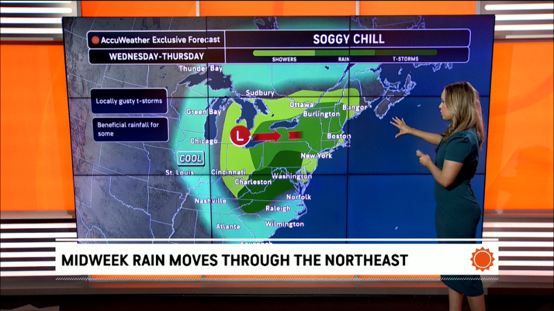 Wet weather and a warmup coming for the Northeast after a May freeze