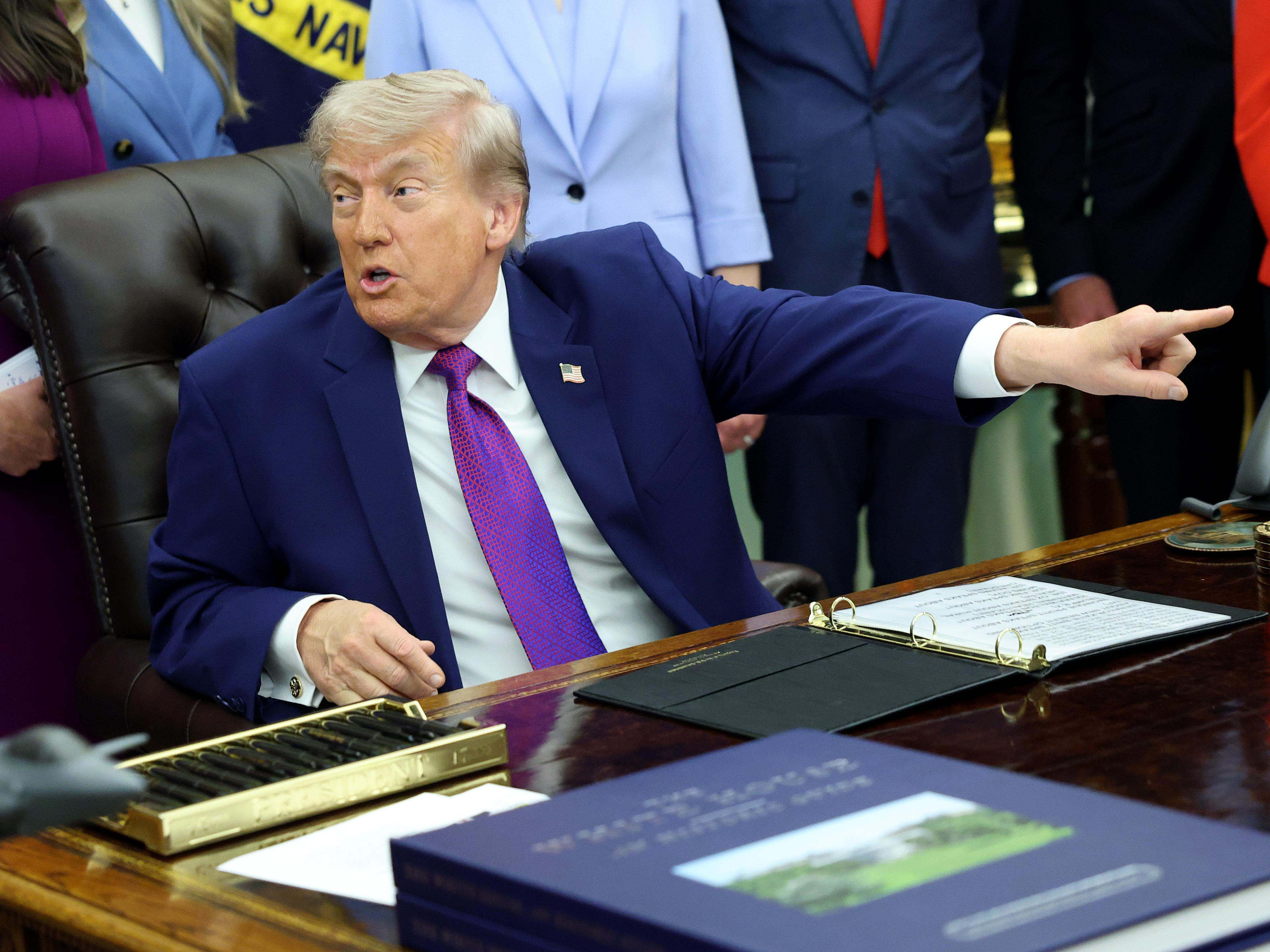 Trump says he wants to pause the federal gas tax to lower prices at the ...