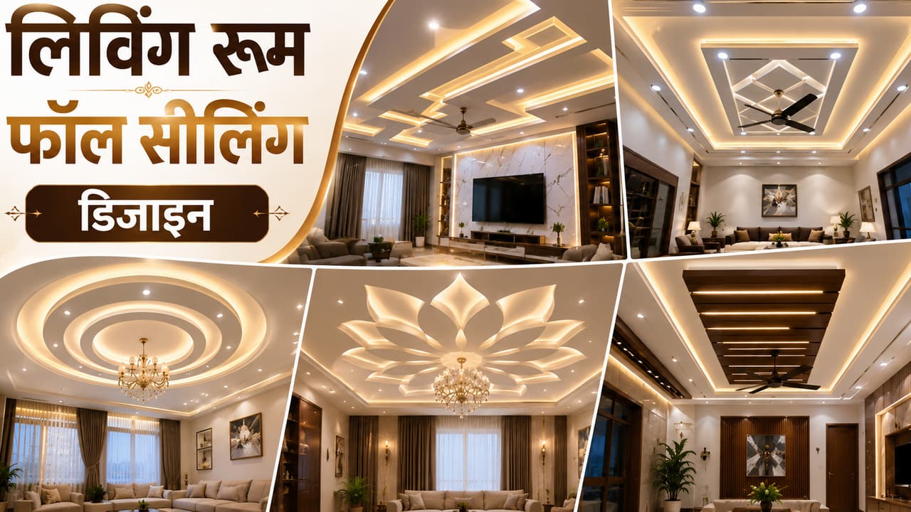 Fall ceiling design: लिविंग रूम को लग्जरी लुक देंगे ये 5 मॉडर्न फॉल ...