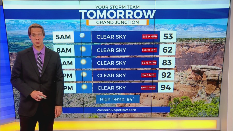 Record setting heat tomorrow