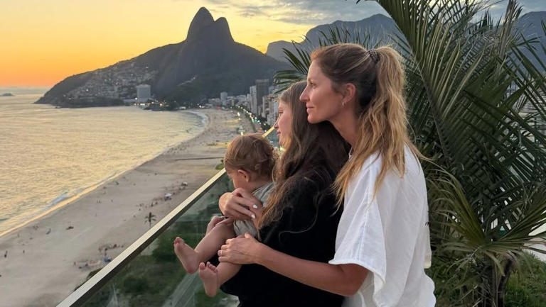 Gisele Bündchen mostra fotos raras dos filhos e reflete: "Sou muito grata"