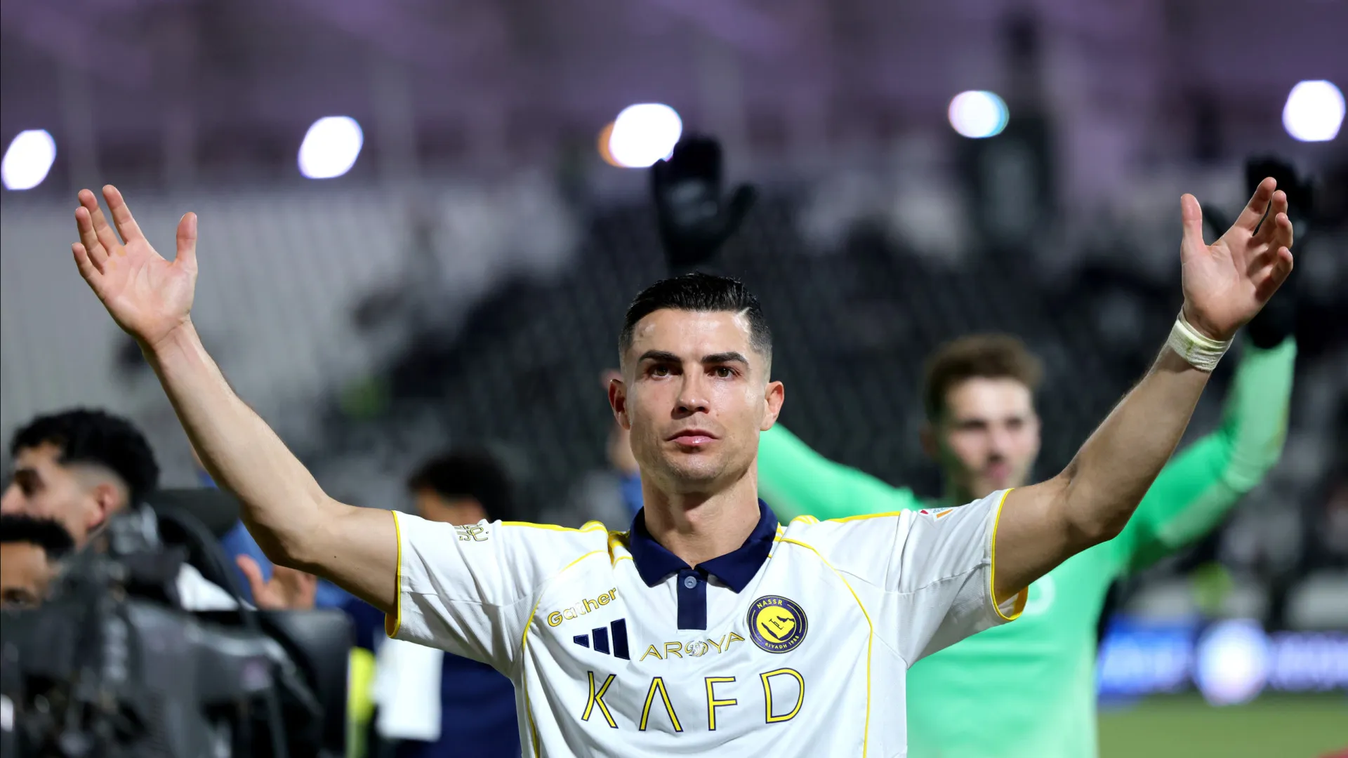 Pelo Al Nassr. A mensagem de Cristiano Ronaldo antes do jogo do título