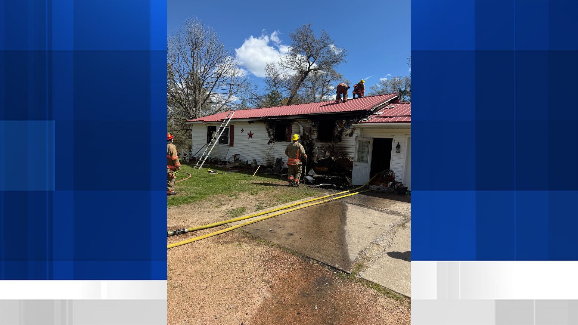 House total loss after fire, claims life of pet dog