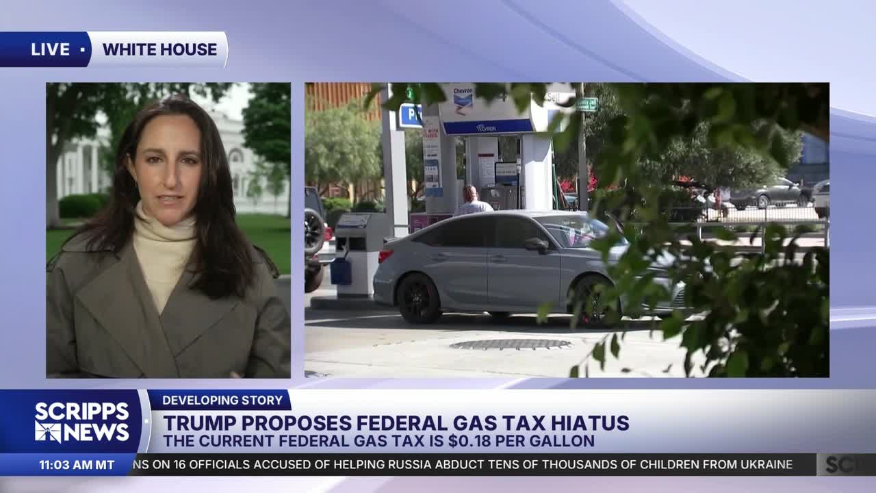 Trump says he plans to suspend federal gas tax amid rising fuel prices