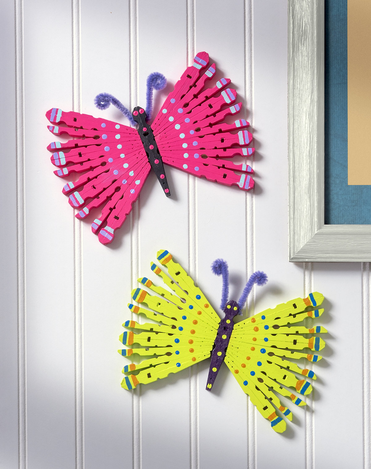 DIY clothespin butterflies that brighten any day