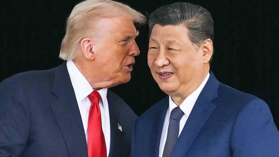 Trump viaja a China acompañado por Elon Musk, Tim Cook y líderes de ...