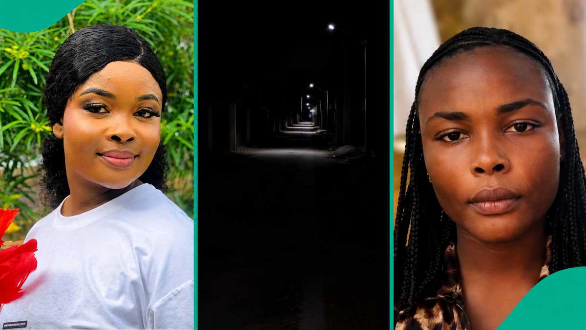 Video as lady captures what she saw on the road at 11pm, people react