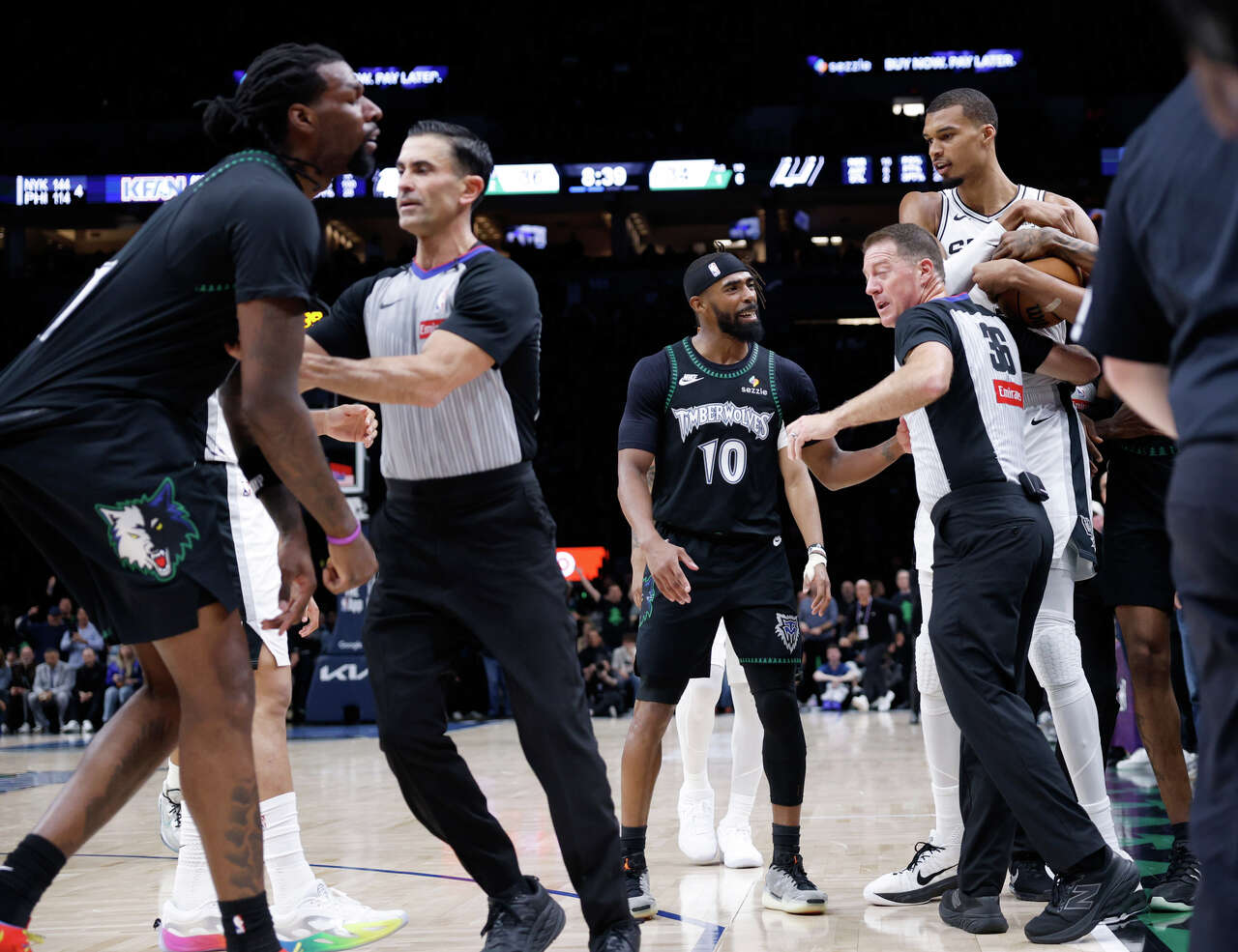 Spurs' Wembanyama will not face further punishment after Game 4 ejection