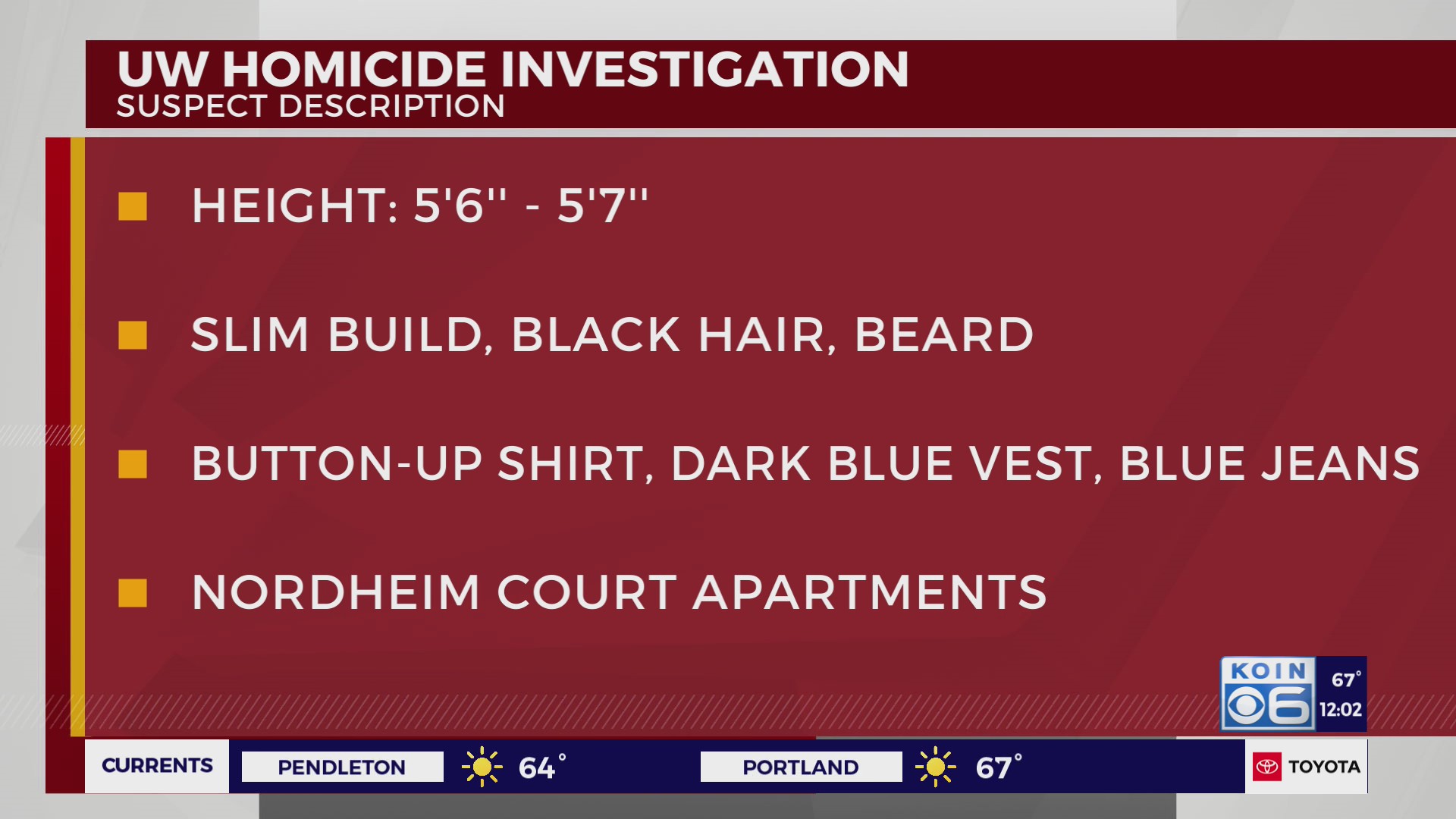 UW student found stabbed to death in laundry room of off-campus apartment