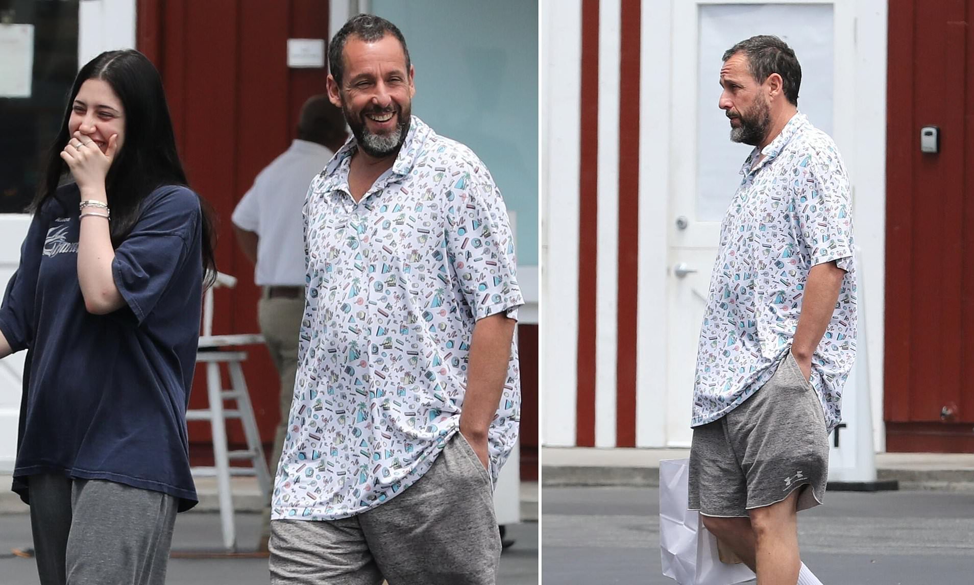 Slender Adam Sandler, 59, shows off dramatic weight loss