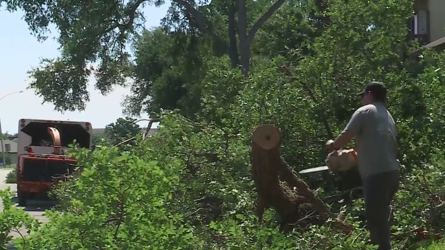 Homeowners clean up after powerful storms sweep Central Texas