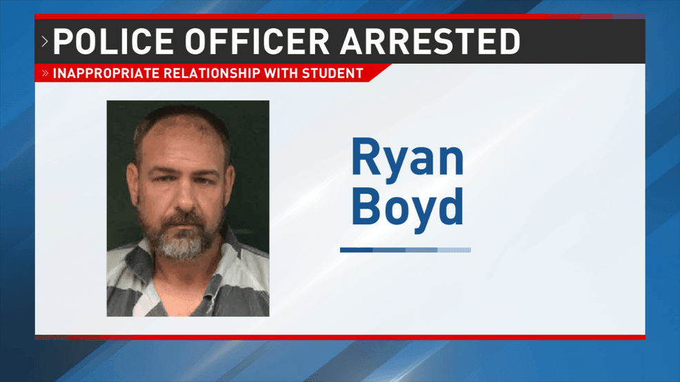 Police officer fired, accused of inappropriate relationship with student