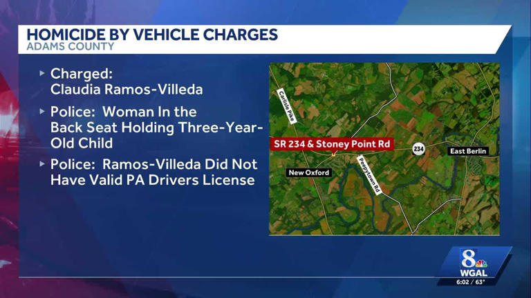 3-year-old dies in crash | Adams County woman faces homicide by vehicle ...