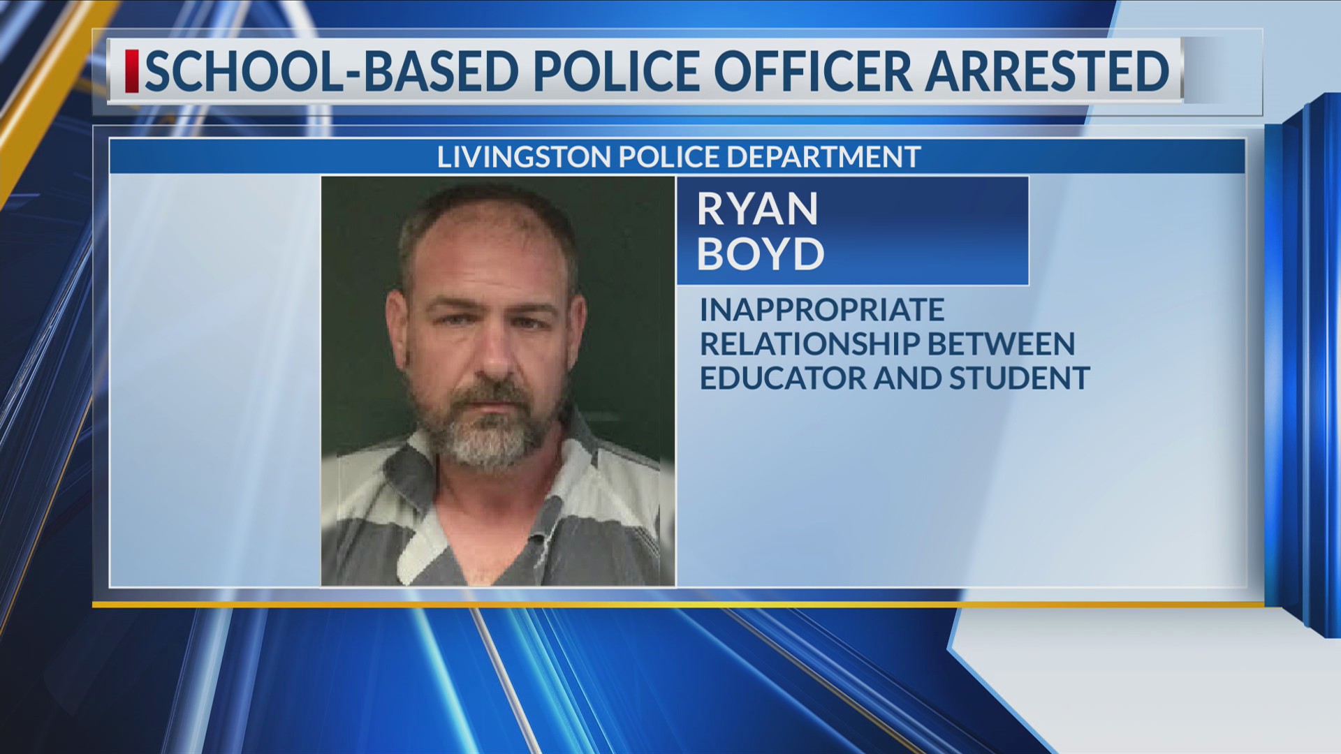 East Texas officer arrested after alleged improper student relationship