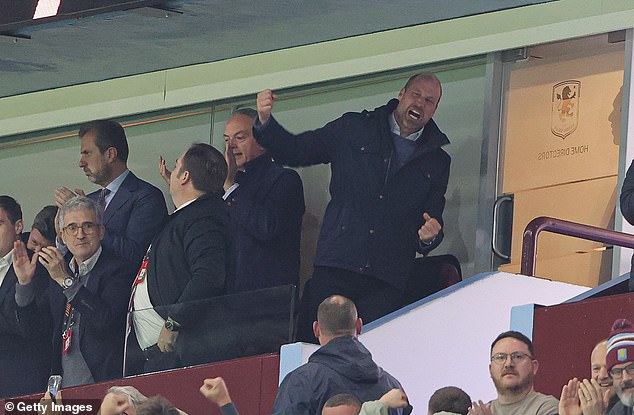 Prince William 'will find a way' to watch his beloved Aston Villa's ...