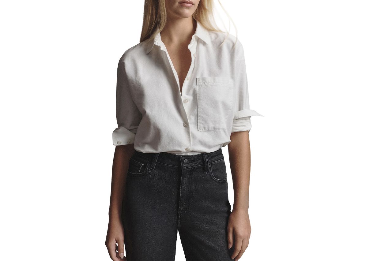 Organic Cotton Relaxed Oxford Shirt