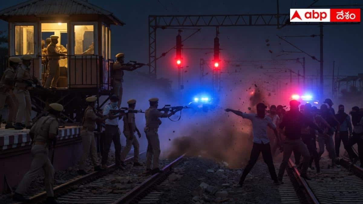 Gun fire at railway station: నిడుబ్రోలు రైల్వే స్టేషన్ వద్ద ఉద్రిక్తత ...