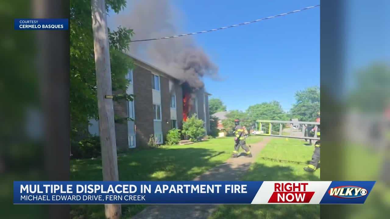 15 displaced, 5 rescued after apartment fire in Fern Creek