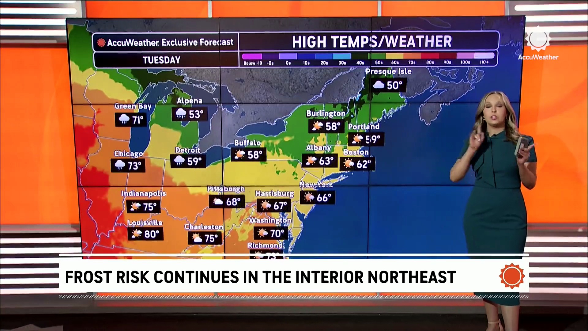 Wet weather and a warmup coming for the Northeast after a May freeze