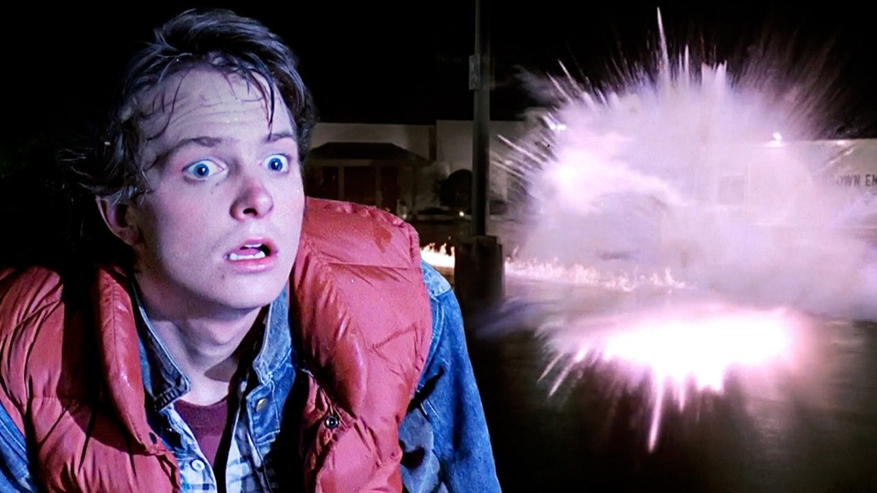 Marty McFly saves Doc Brown (Michael J Fox) (full scene) Back to the Future