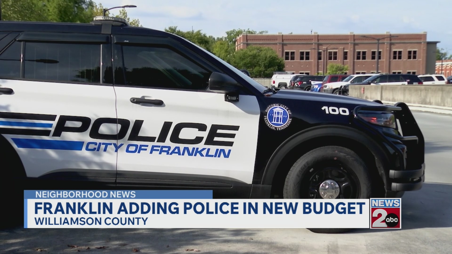 City of Franklin, TN adding new police officers in proposed budget