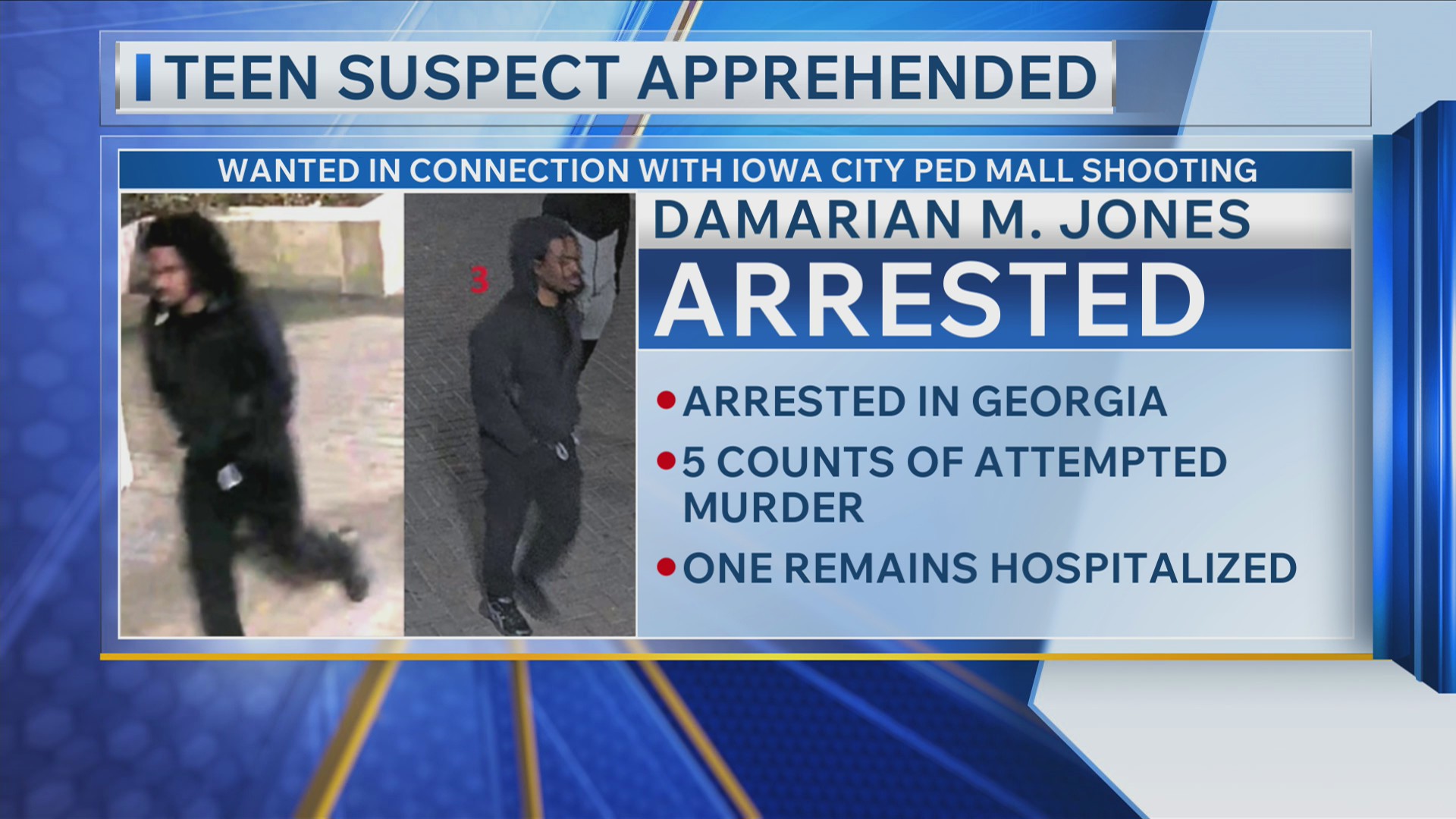 Teen suspect wanted in connection with Iowa City Ped Mall shooting ...