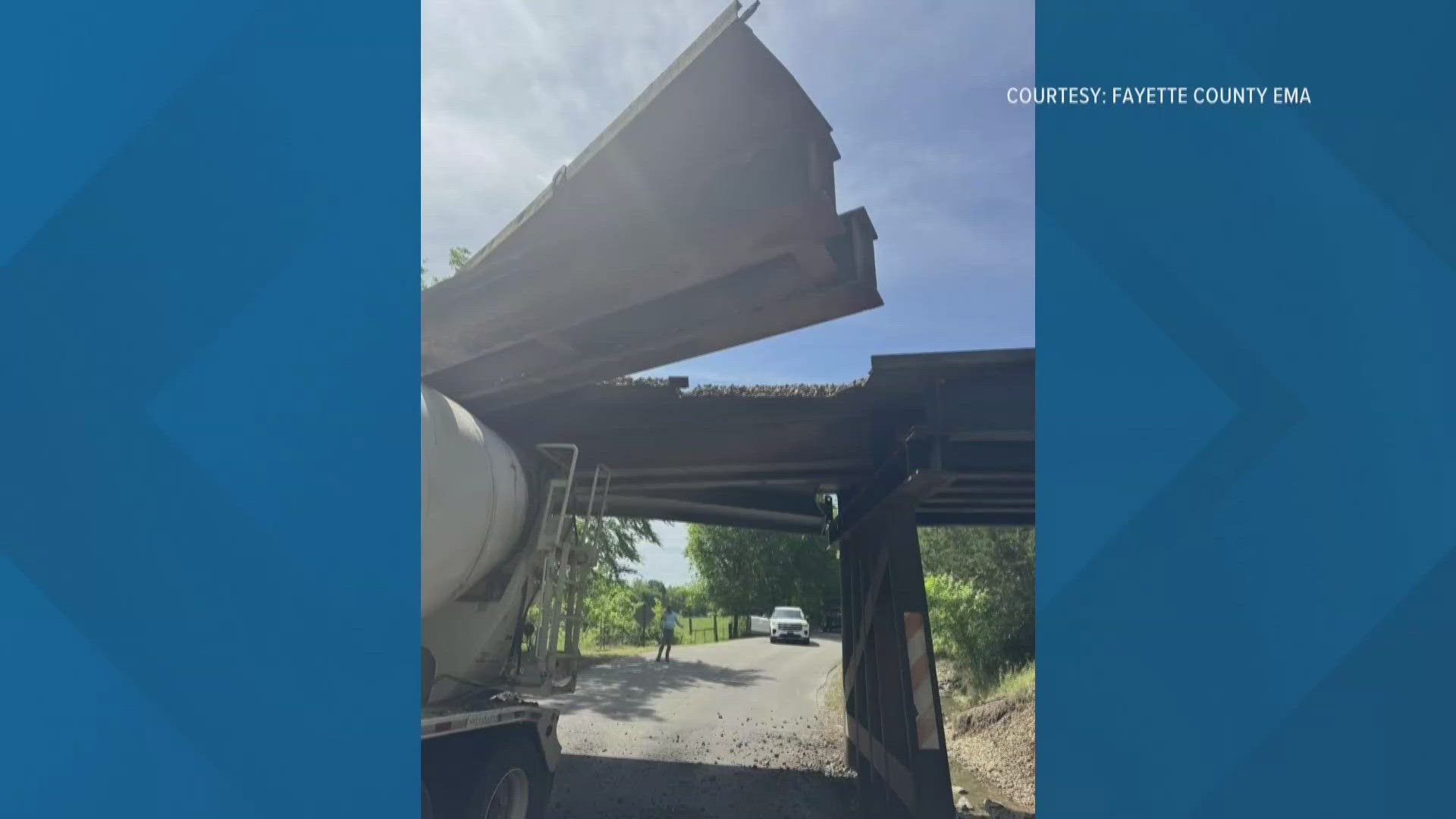 Railroad bridge in Fayette County closed indefinitely after collapse
