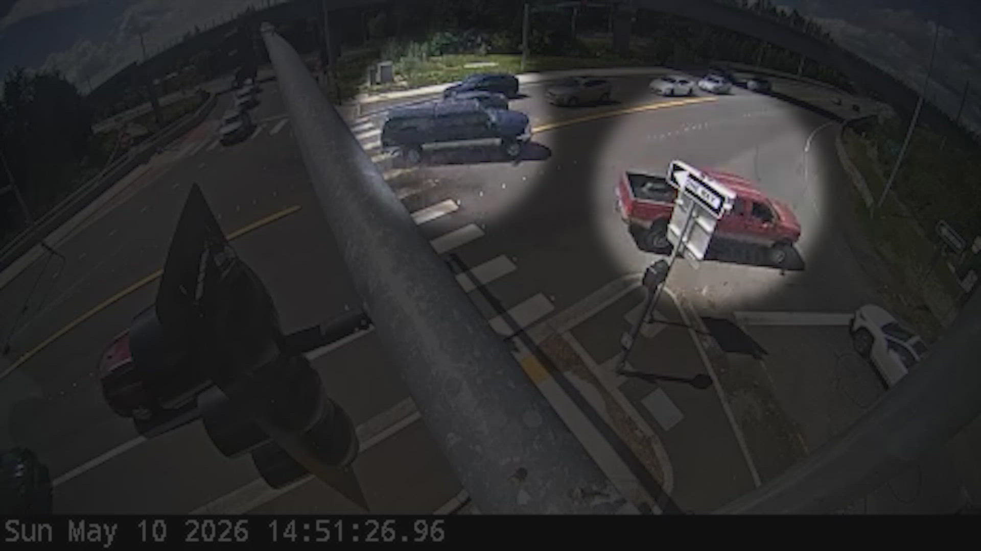 3 suspects on the run after armed carjacking