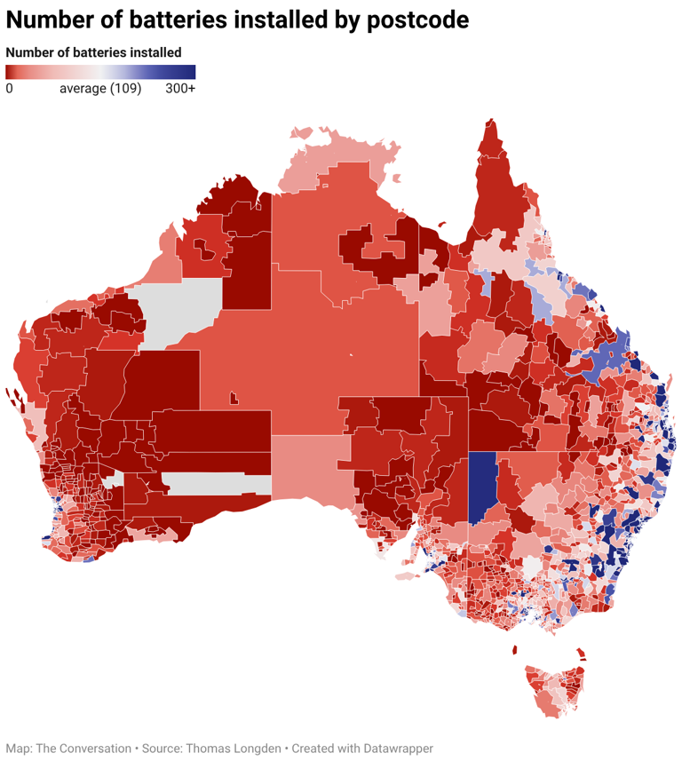 Like solar, most of the first home battery subsidies went to the ...