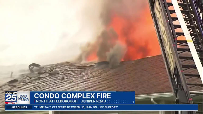 Up to 80 displaced after fire at apartment complex in North Attleboro ...