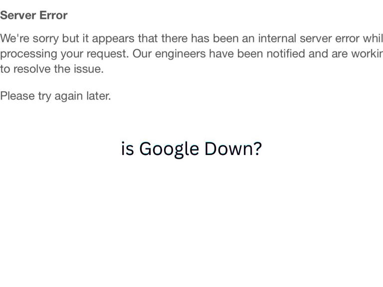 Google Search down: Why was Google down? Rare server worldwide outage ...