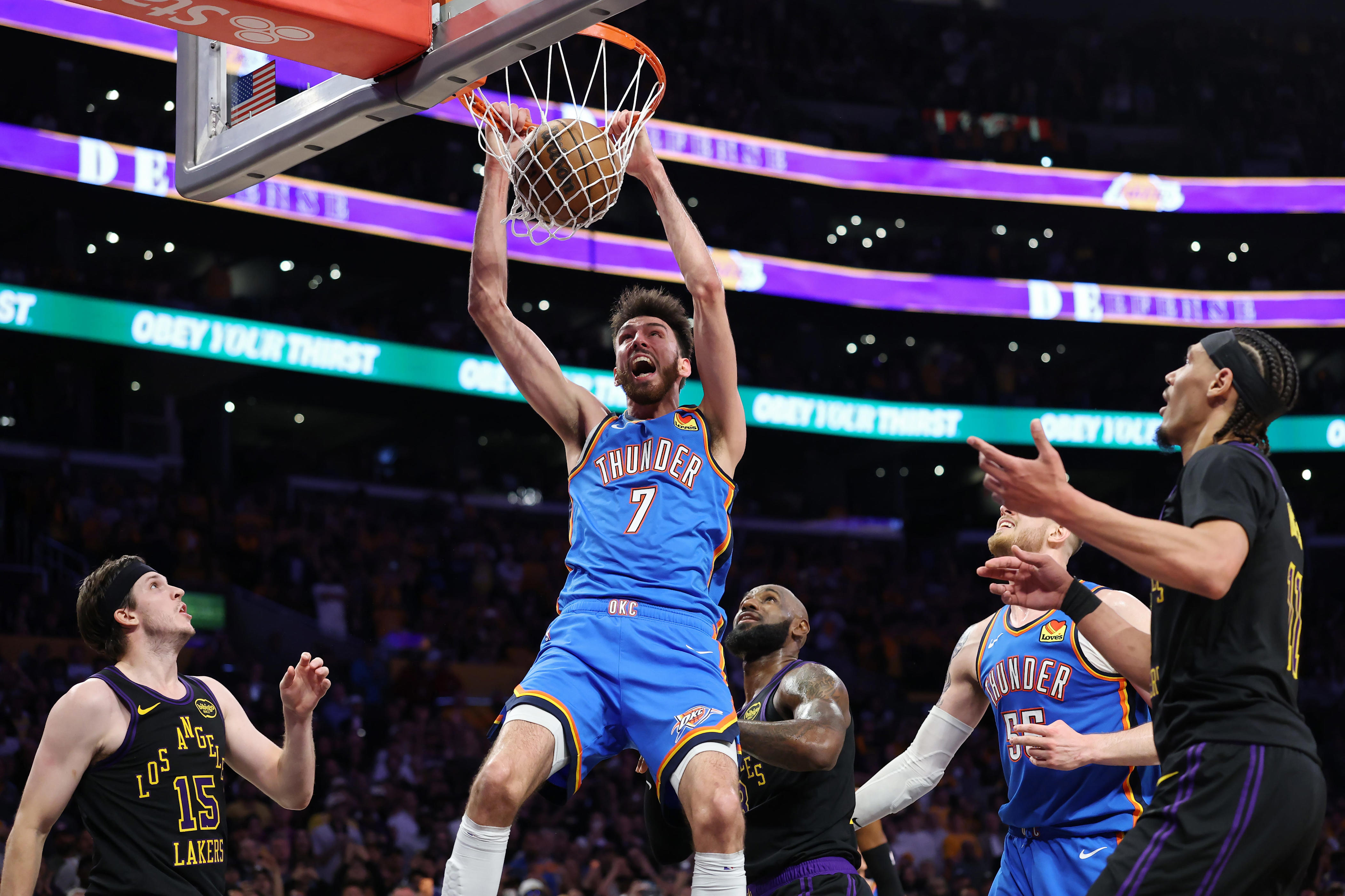LeBron James and Lakers pushed Thunder in Game 4 — but OKC pushed back ...