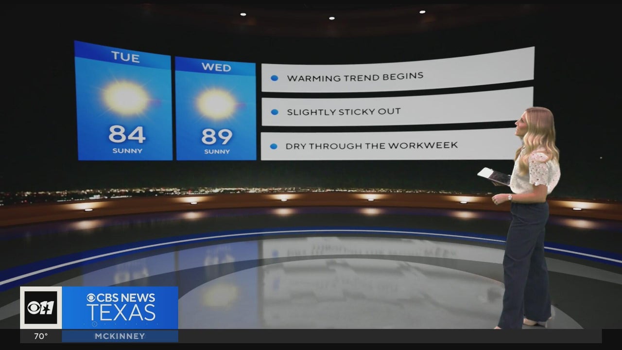 A warming trend begins in North Texas, but we stay dry through the work ...